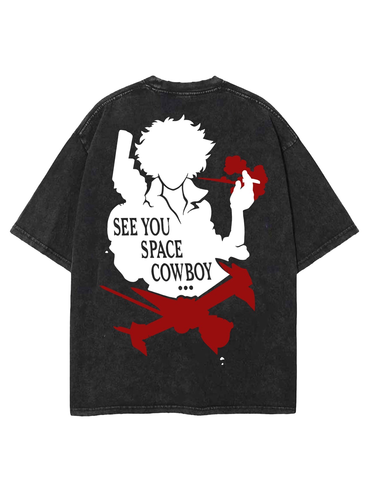 2-SIDED COWBOY BEPOP VINTAGE OVERSIZE TEE Kawaii Side