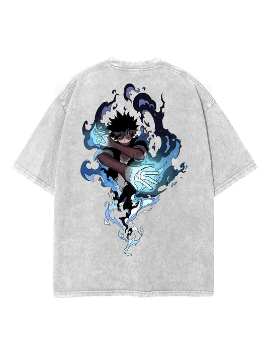 2-SIDED DABI VINTAGE OVERSIZE TEE Kawaii Side