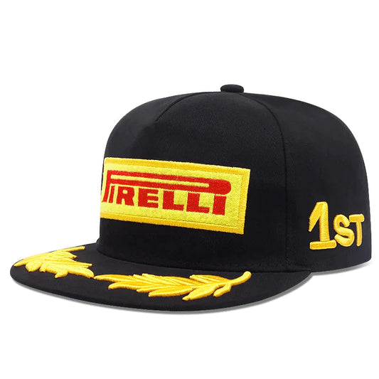 Boné Casual Pirelli Boné GatoGeek Preto (Aba Reta) 