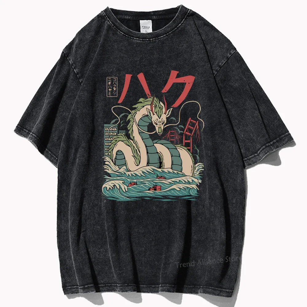 Camiseta Totoro Harajuku Retro Camiseta GatoGeek 1 PP (S) 