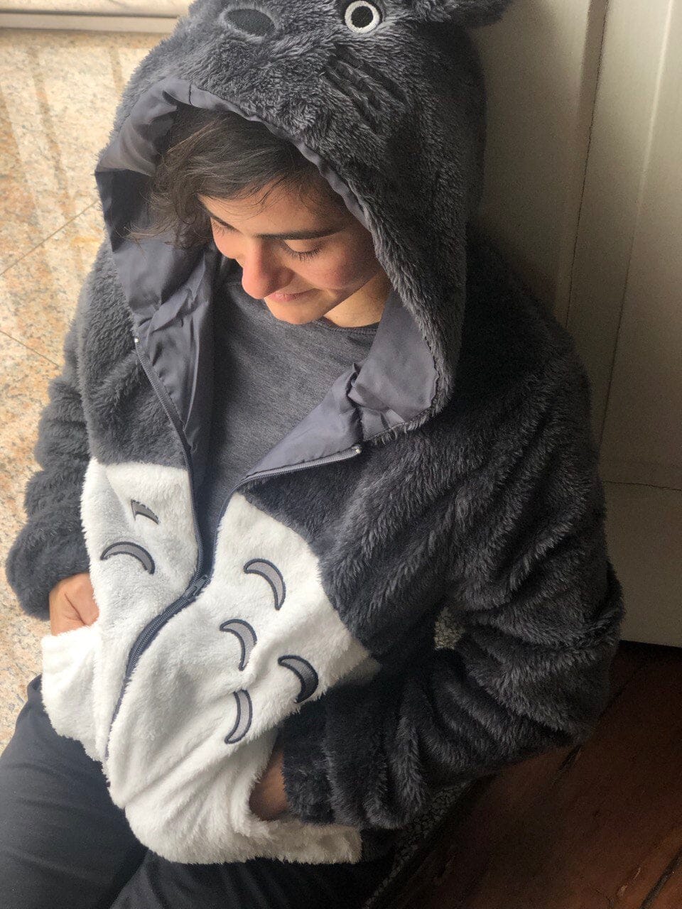 Casaco Peludo, Meu Amigo Totoro Ghibli Casaco GatoGeek 