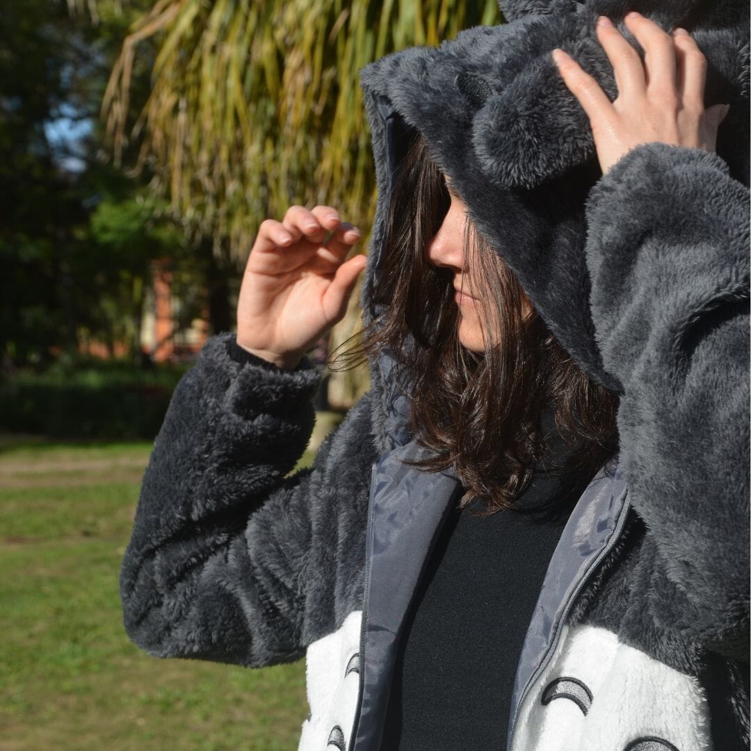 Casaco Peludo, Meu Amigo Totoro Ghibli Casaco GatoGeek 