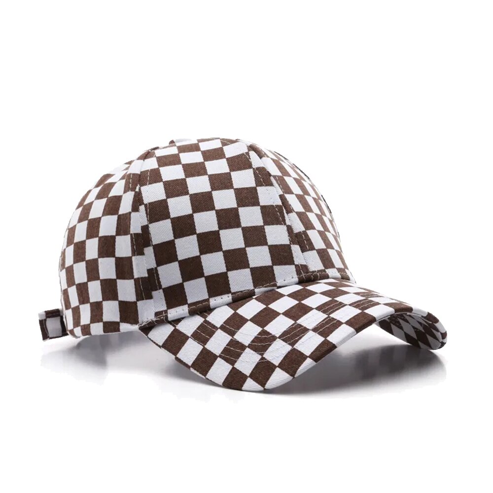 Checkerboard Cap Kawaii Side