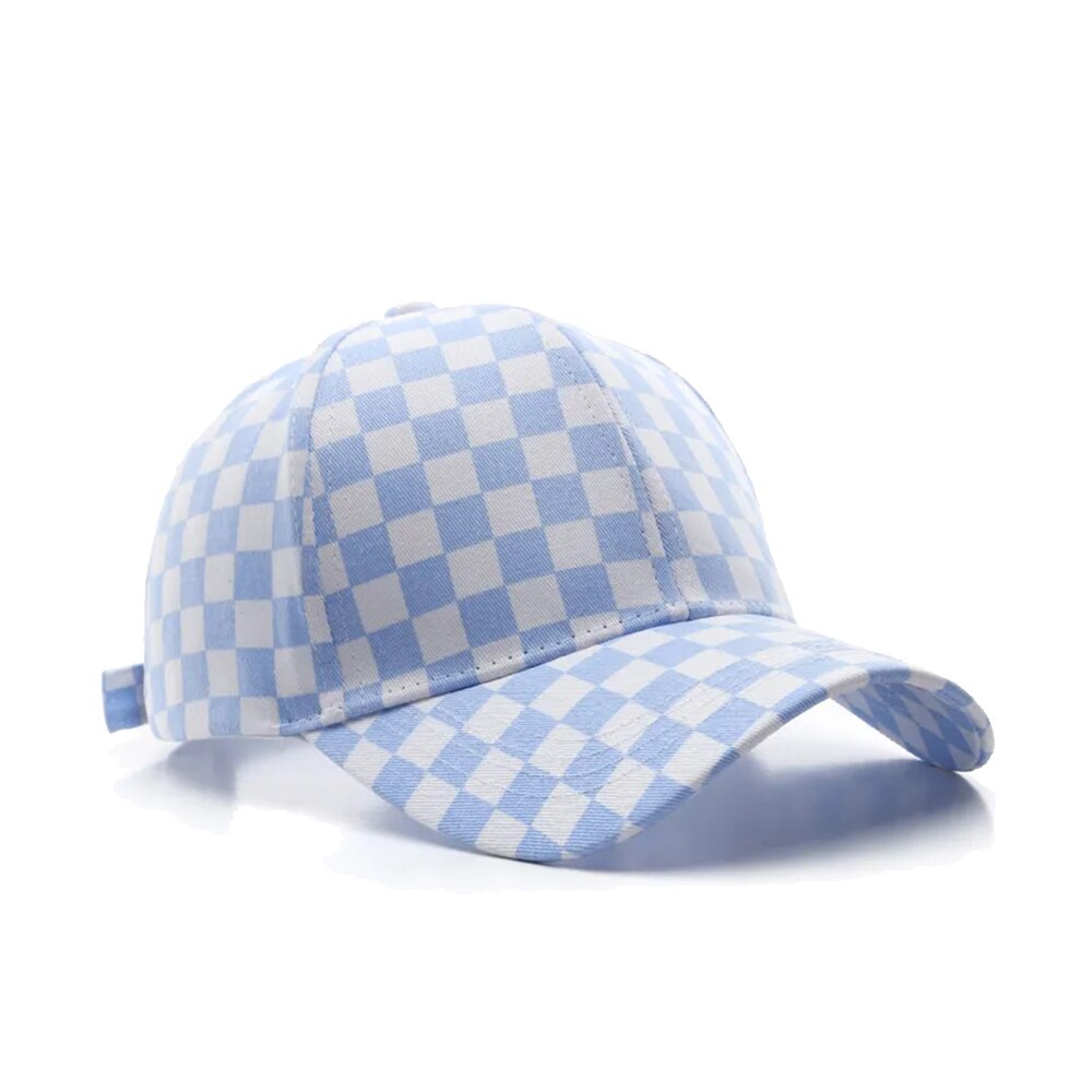 Checkerboard Cap Kawaii Side