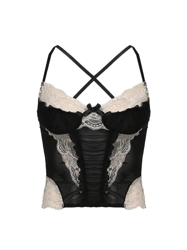Aesthetic floral camisole Kawaii Side