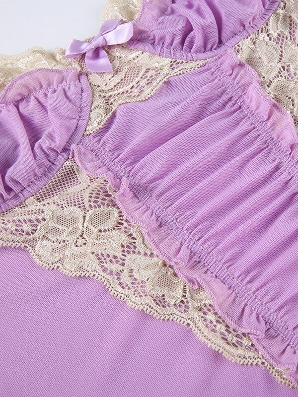 Aesthetic floral camisole Kawaii Side