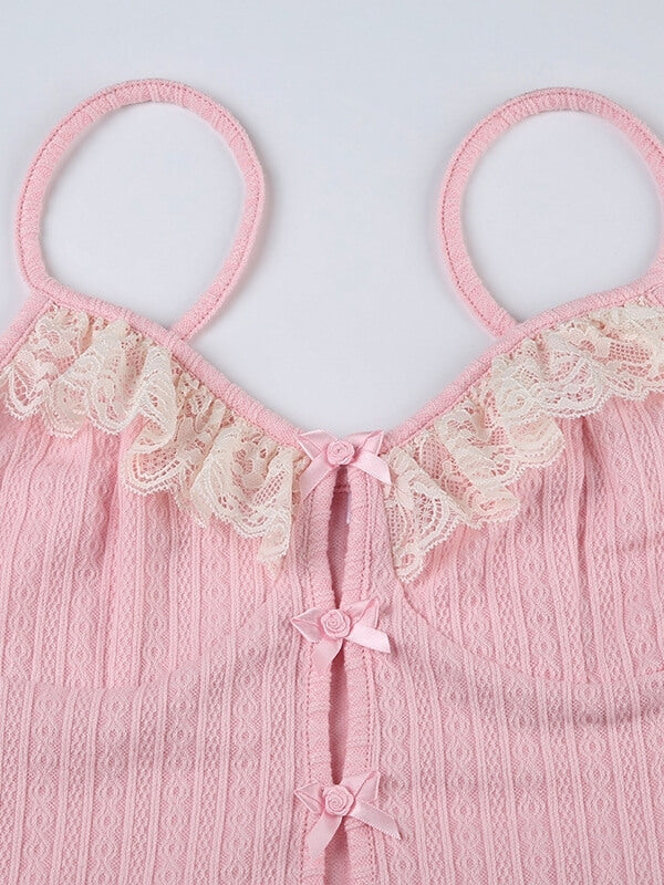 Melanie sweet bows camisole Kawaii Side