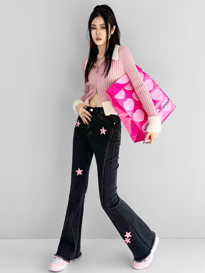Kawaii Star Harajuku Jeans Kawaii Side