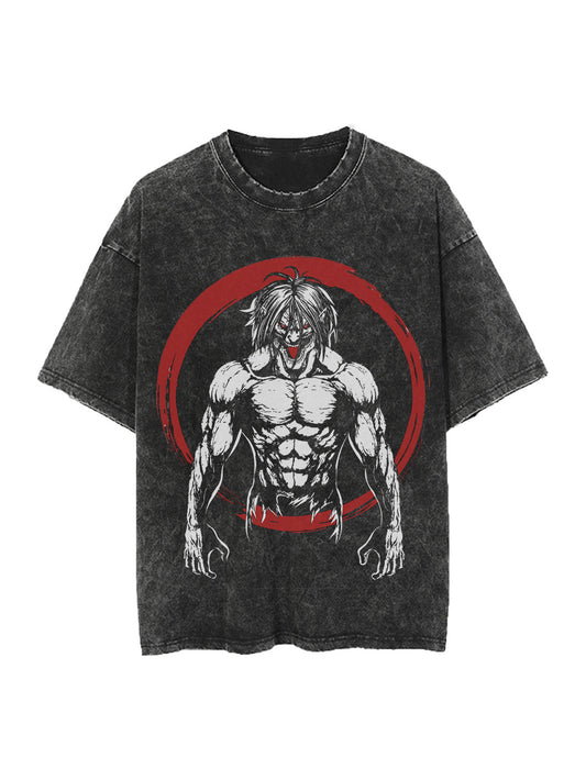 EREN TITAN VINTAGE OVERSIZE TEE Kawaii Side