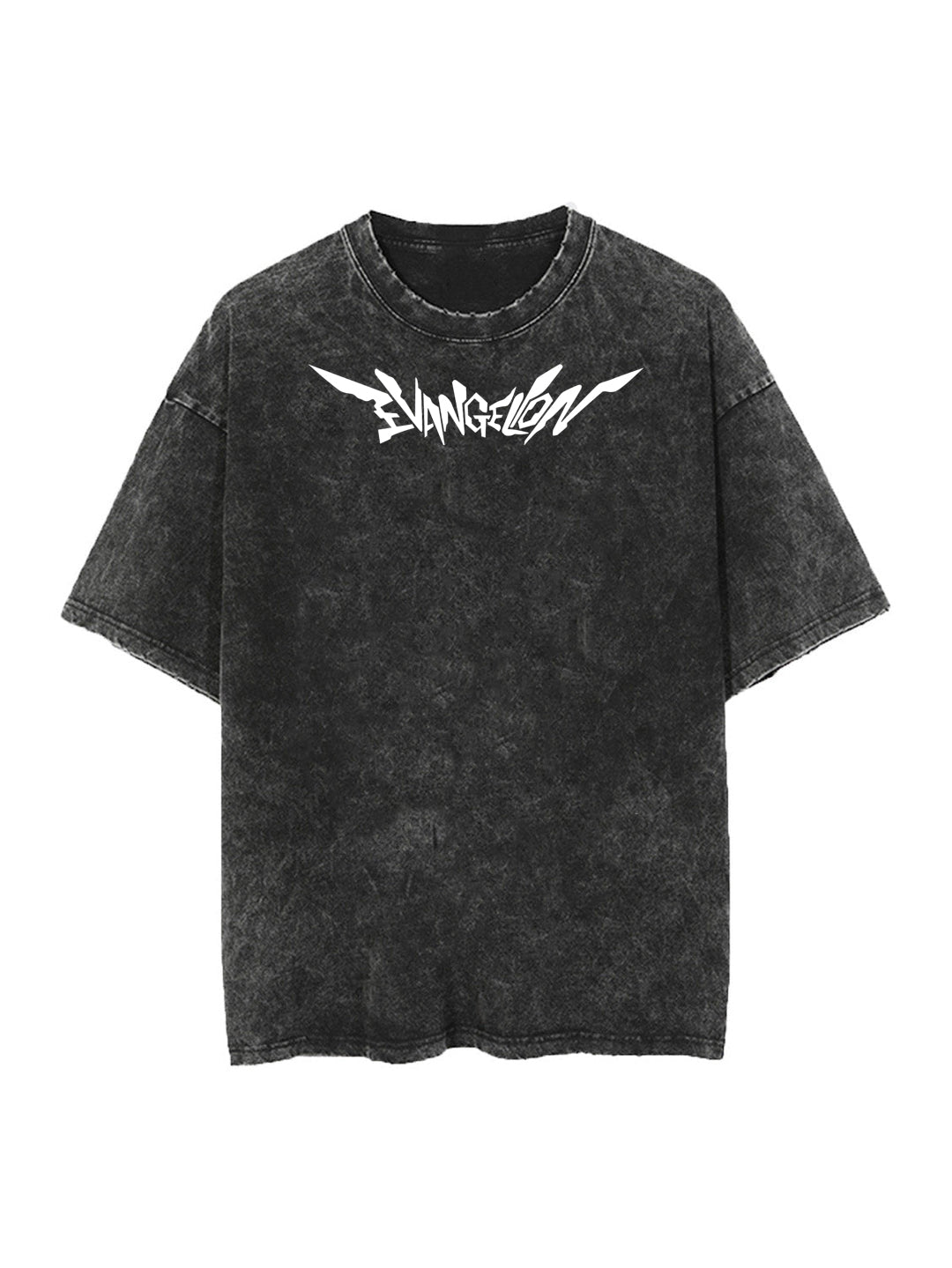 2-SIDED EVANGELION VINTAGE OVERSIZE TEE Kawaii Side