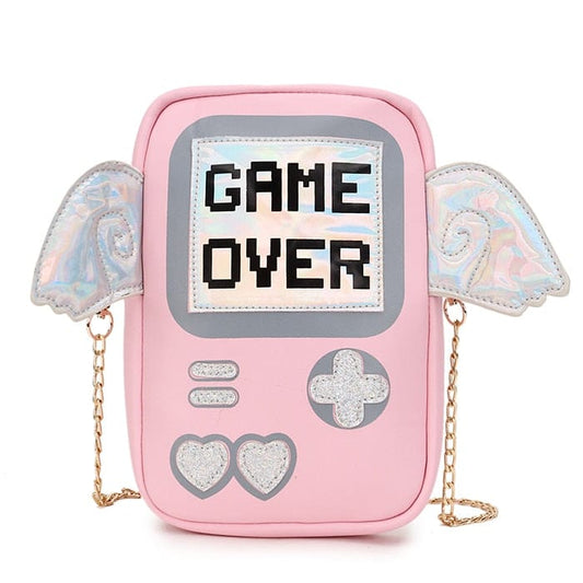 Game Over Crossbody Wings Bag Kawaii Side