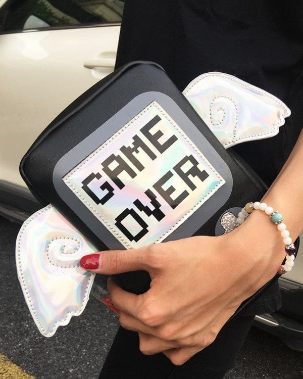 Game Over Crossbody Wings Bag Kawaii Side