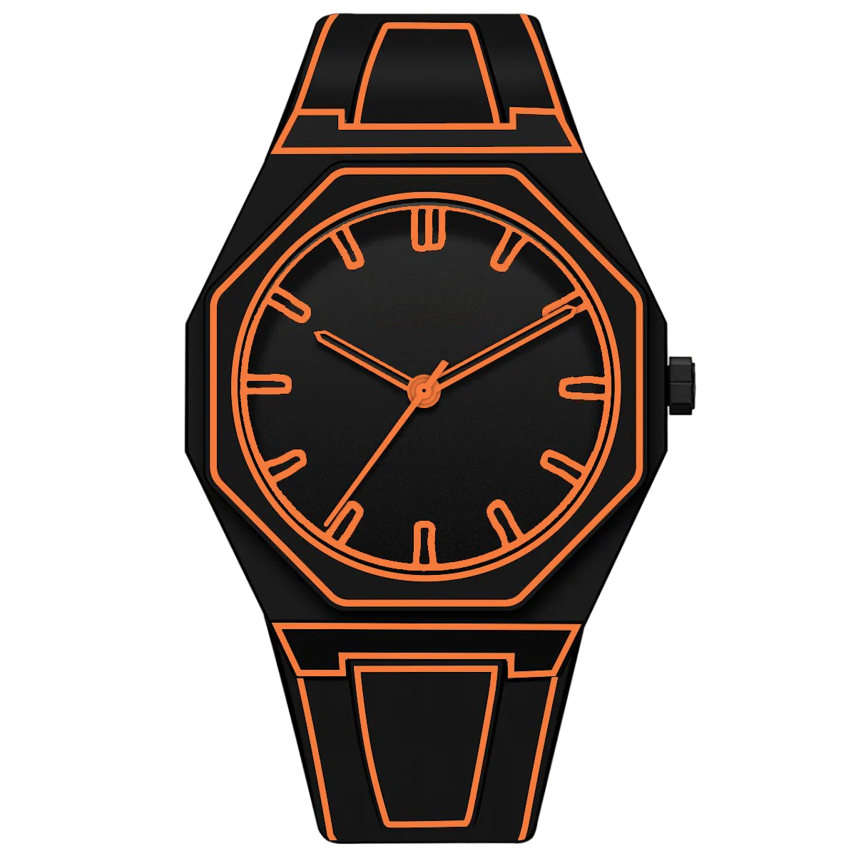 Cartoon Style 2D Watch Kawaii Side
