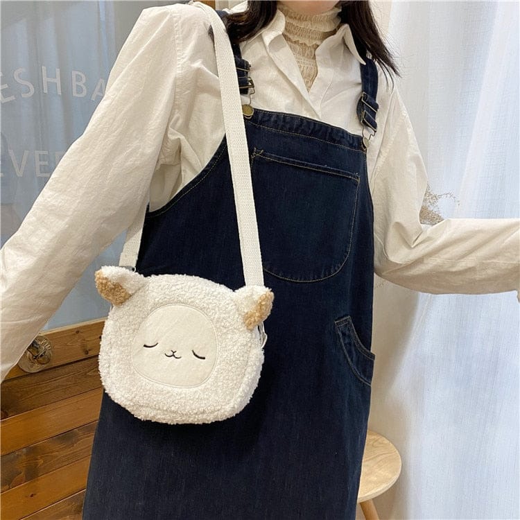 Kawaii Animal Plushie Bag Kawaii Side