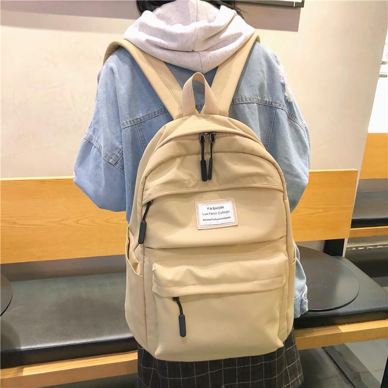 Korean Style Waterproof Backpack Kawaii Side