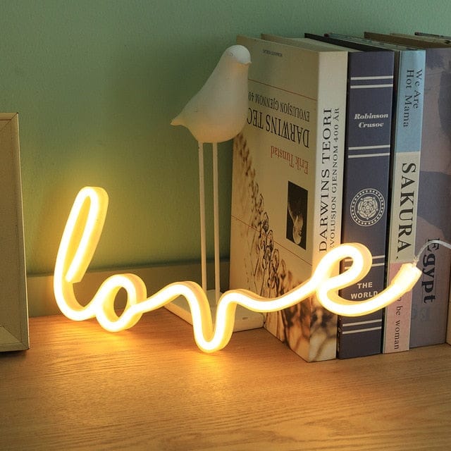 LED Neon Sign Lights Kawaii Side