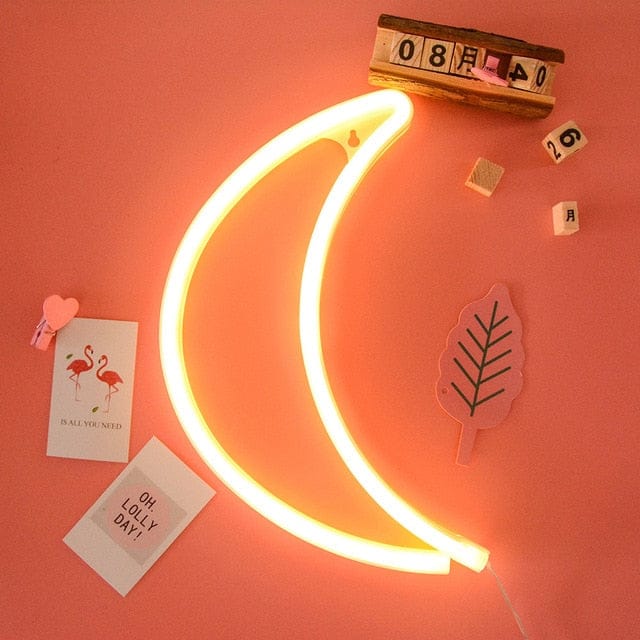 LED Neon Sign Lights Kawaii Side