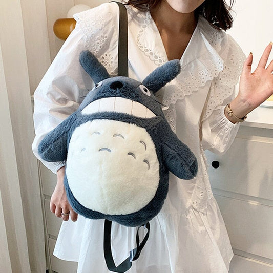 Mochila de Pelúcia Totoro Estudio Ghibli Mochilas GatoGeek