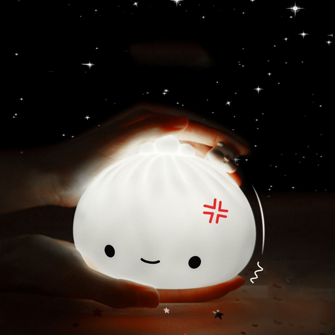 Kawaii Bread LED Light Soft Silicone Touch Sensitive Kawaii Side