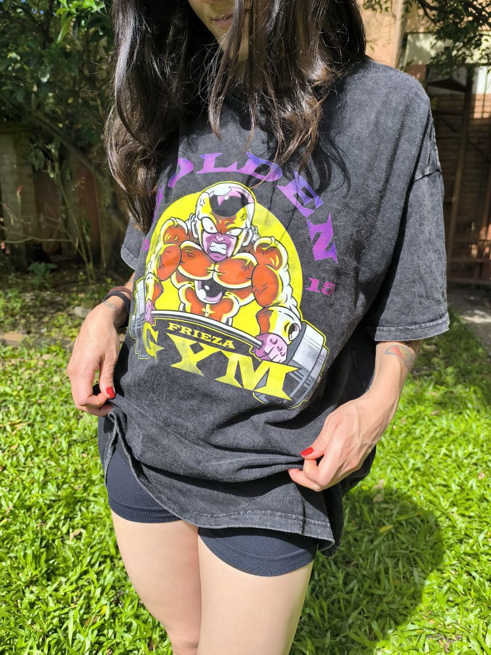 Golden Gym T-Shirt Kawaii Side