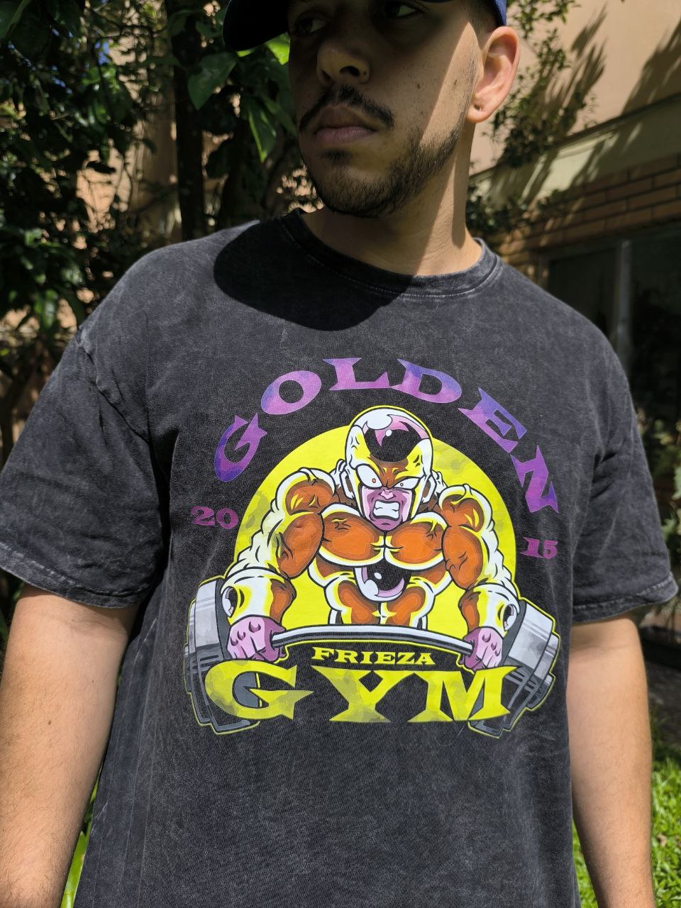 Golden Gym T-Shirt Kawaii Side