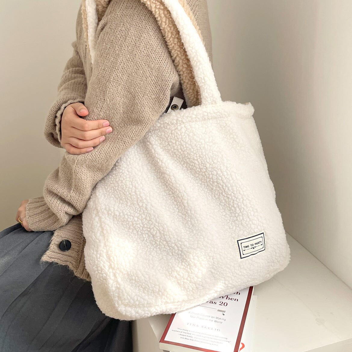 Cute Reversible Tote Bags Kawaii Side