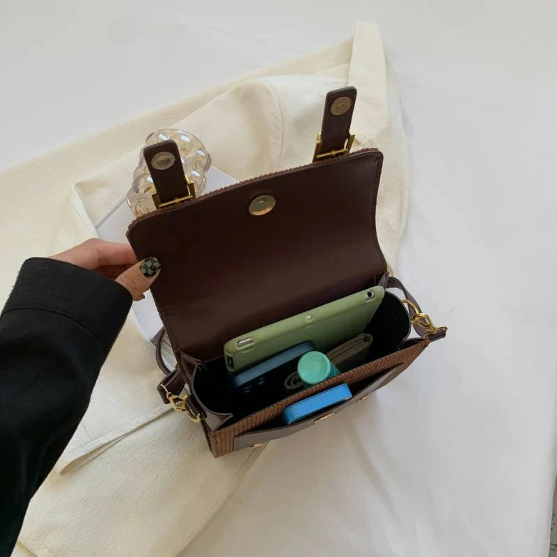 Small Vintage Corduroy Bag Kawaii Side