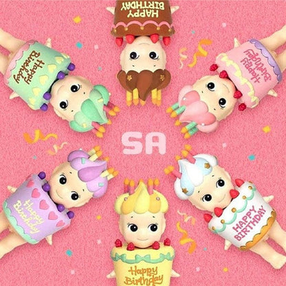 Sonny Angel Collectable Mini Cherub Figurines Happy Birthday Gift Series Blind Box