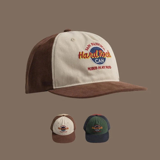 Summer Spring Tide Brand Ins Korean Hat Female Hip-hop Contrasting Color Flat-brimmed Men Street Parent-child Baseball Cap GatoGeek 