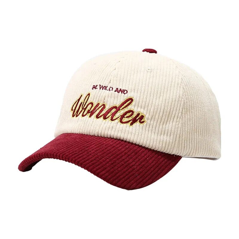 Vintage Letter Embroidered Corduroy Baseball Cap Candy Color Warm Winter Hats For Men Women Fresh Hip Hop Face Caps Bone Gorras GatoGeek HT9249BY Poland 