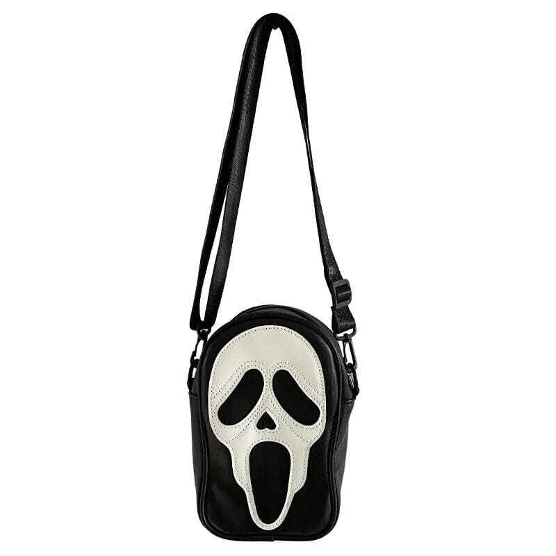 Y2K Vintage Korean Shoulder Underarm Funny Halloween Devil Ghost Tote Bag Ladies Bags Leather Purses Bagutte Pu Handbags Women GatoGeek 