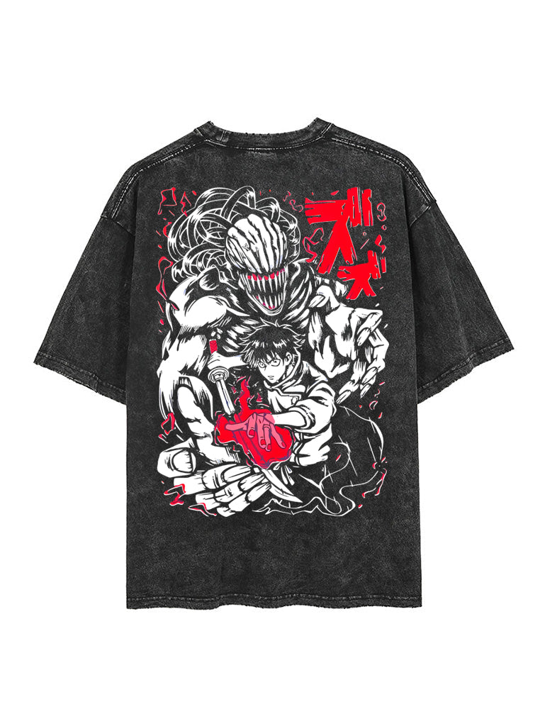 2-SIDED YUTA VINTAGE OVERSIZE TEE Kawaii Side