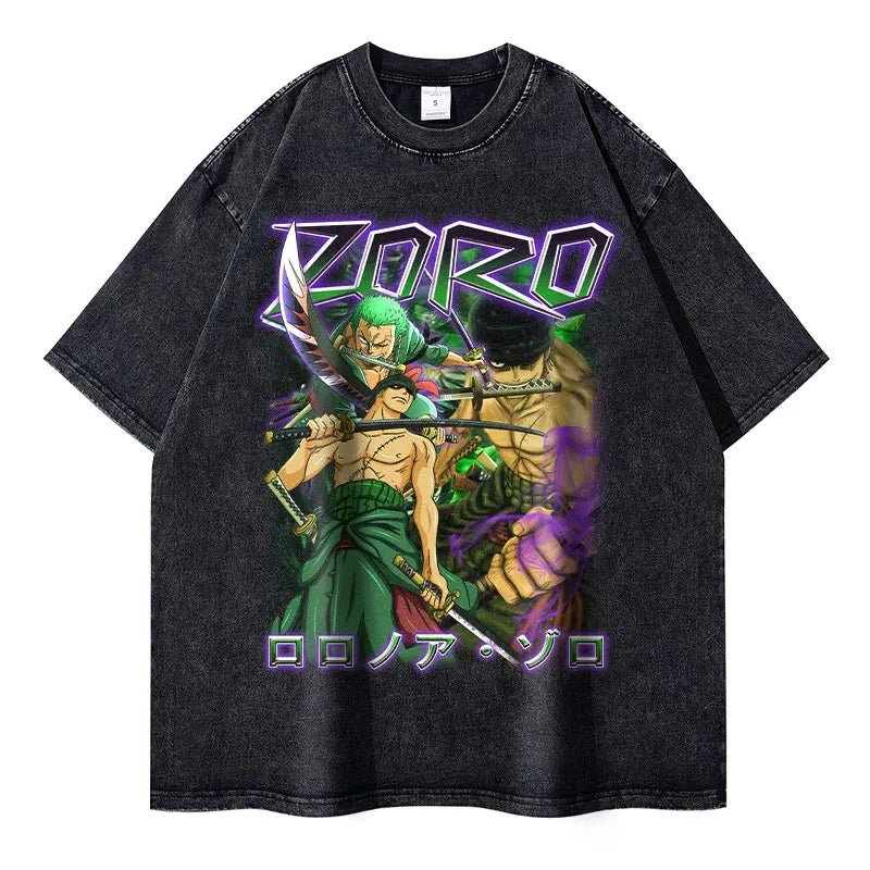 Anime Streetwear Vintage T-shirts - Kawaii Side