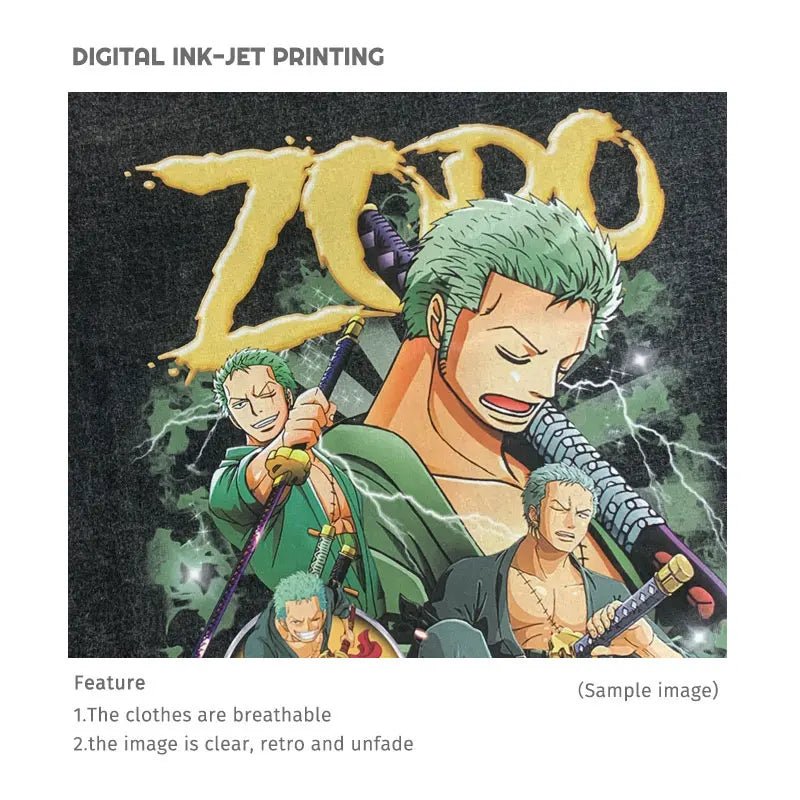 Anime Streetwear Vintage T-shirts - Kawaii Side